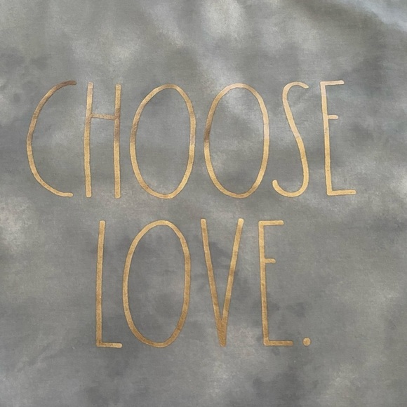 Rae Dunn “Choose Love” tie dye crewneck SIZE medium - Picture 3 of 3